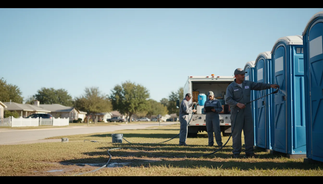 Long-Term Portable Toilet Rental in Woodsfield, OH near me
